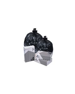 Pitt Plastics B76015K BlackStar Black Trash Bags - 36 x 58 - 55 Gallon Capacity - Medium Duty - .48 Mil - 100 per case - Flat Pack